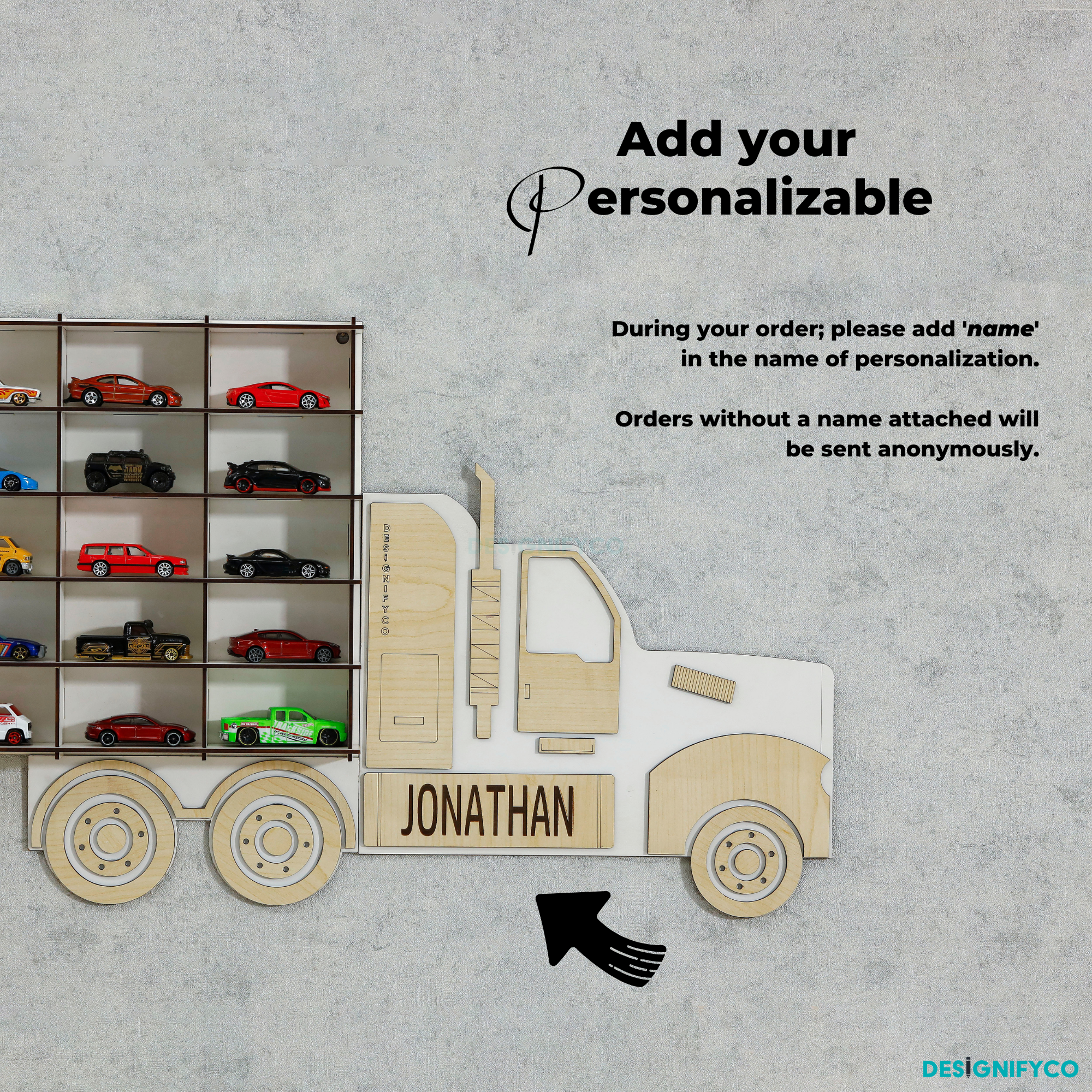 Maple Truck Toy Car Displays