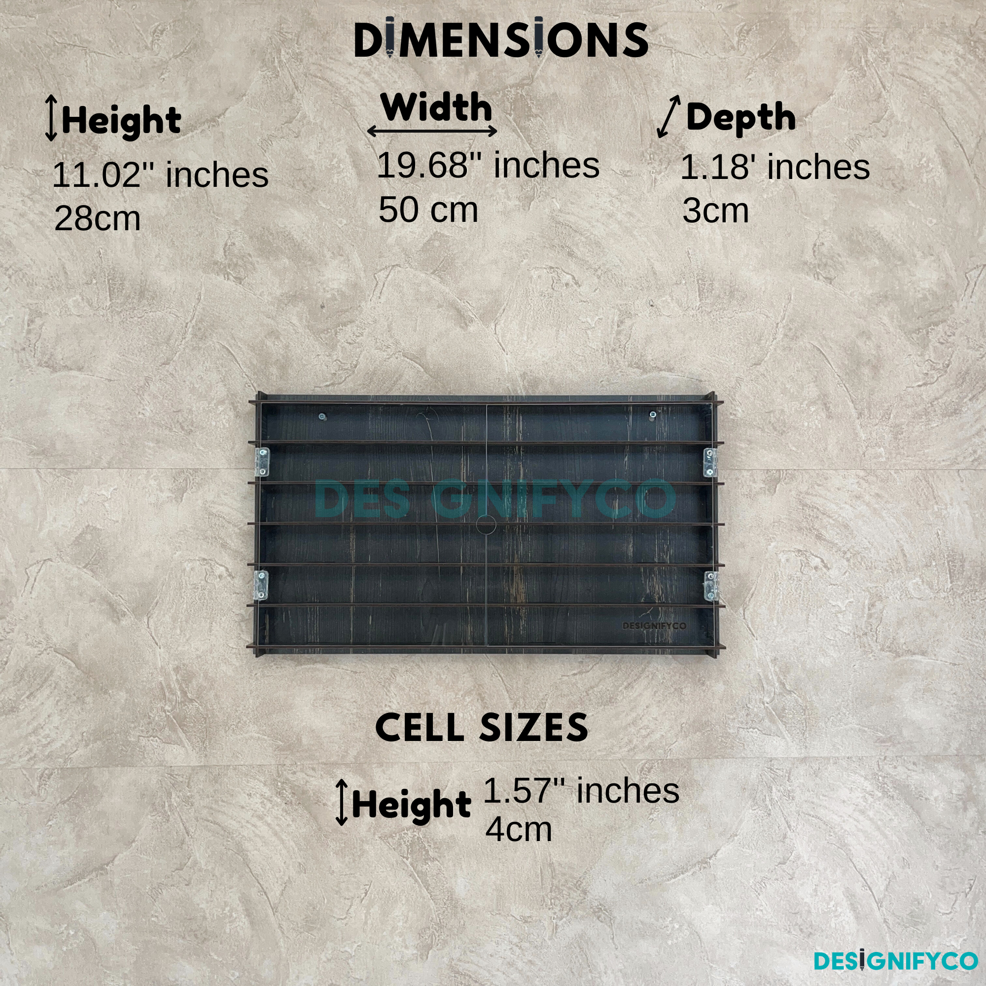 OLD BLACK SuperThings Display Case