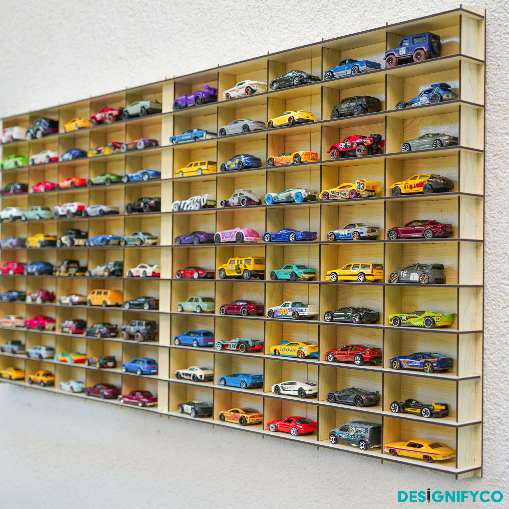 MAPLE Toy Car Display Case