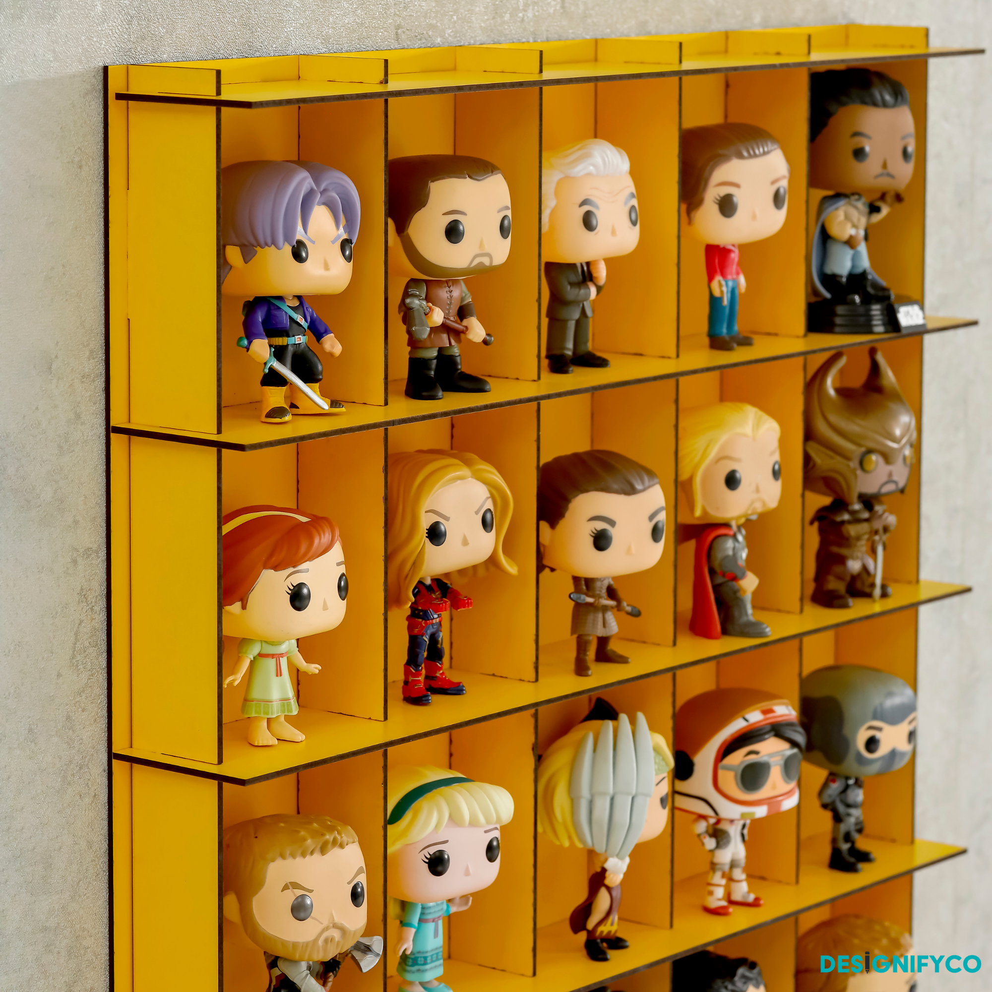 YELLOW Funko Pop Display Case