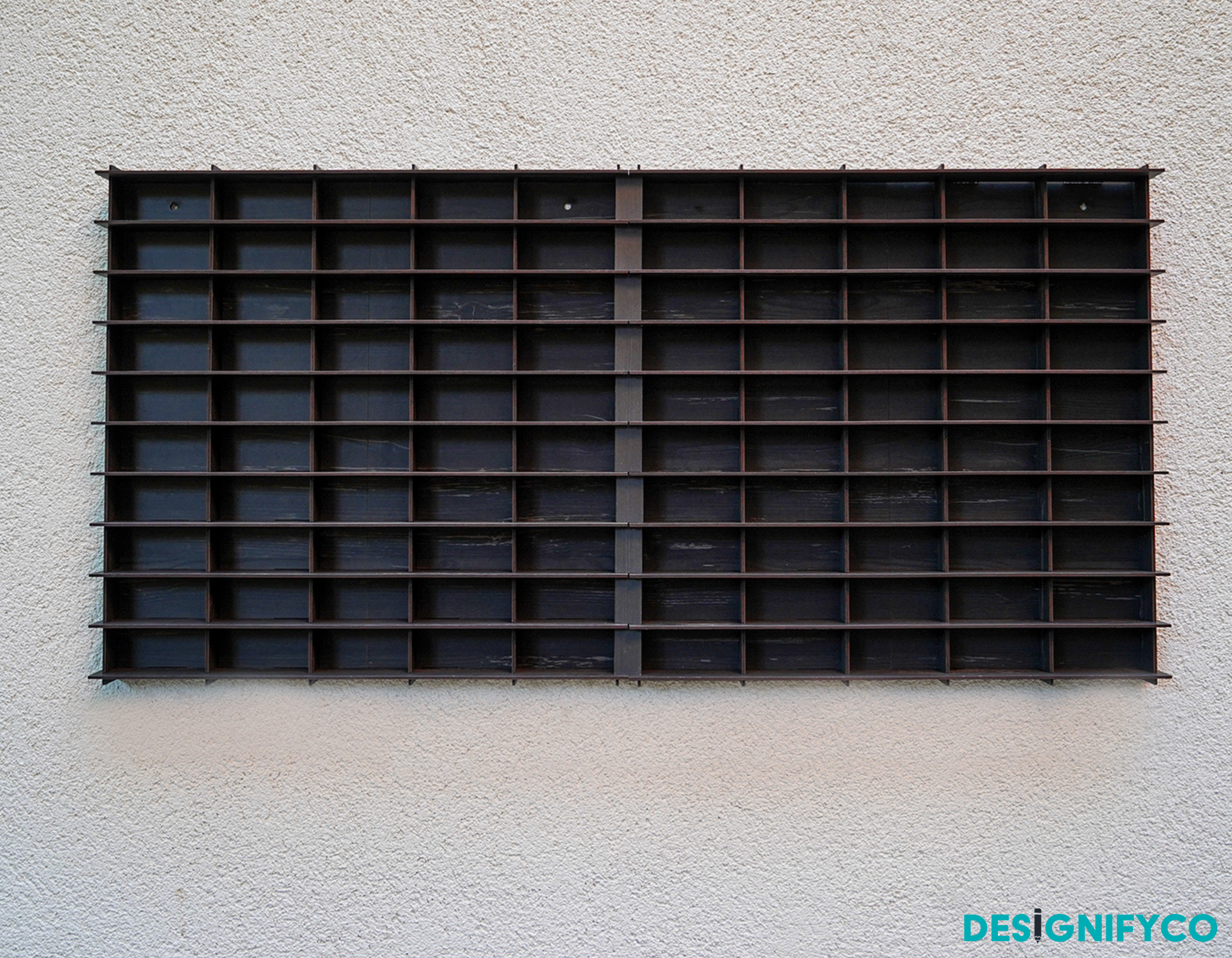 OLD BLACK Toy Car Display Case