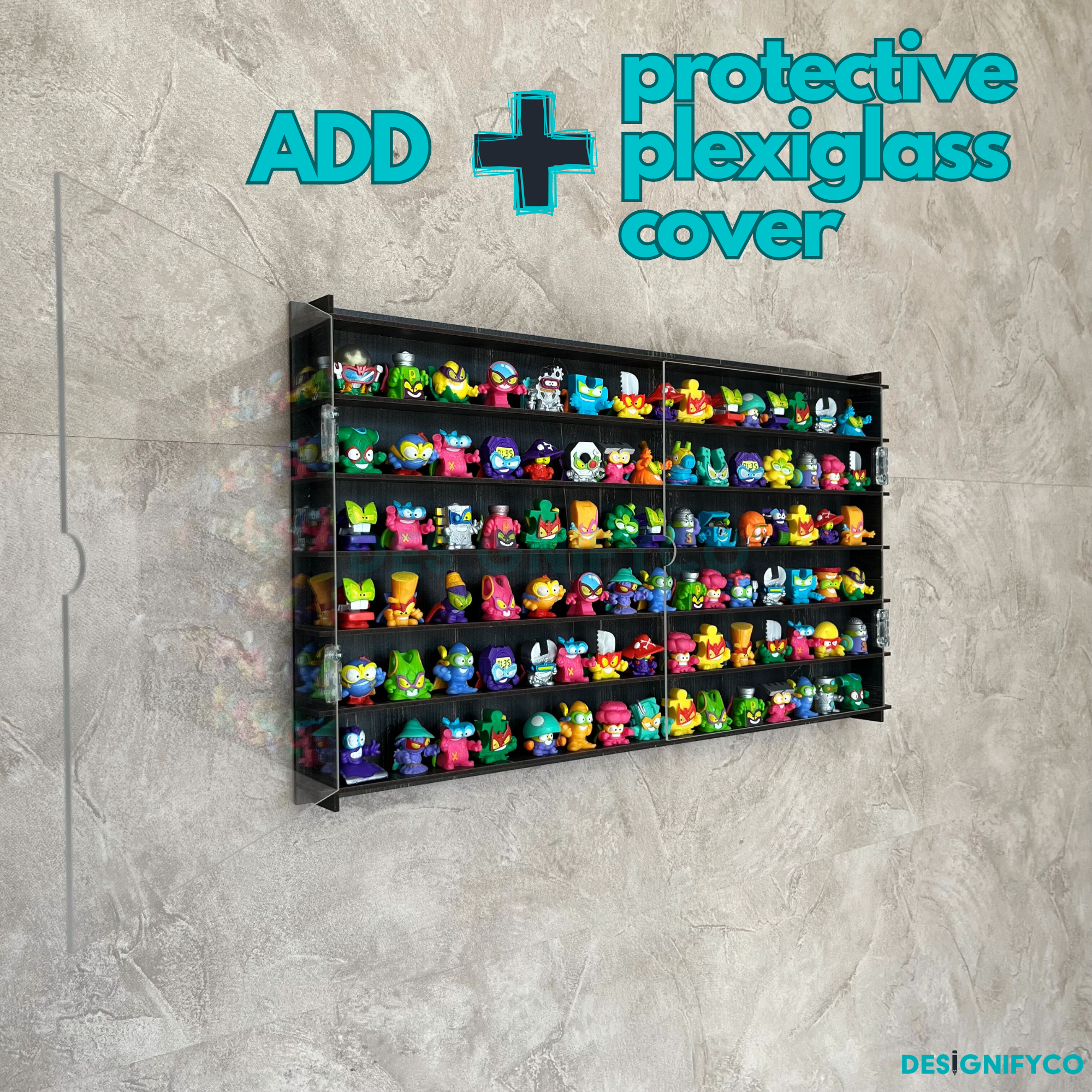 OLD BLACK SuperThings Display Case