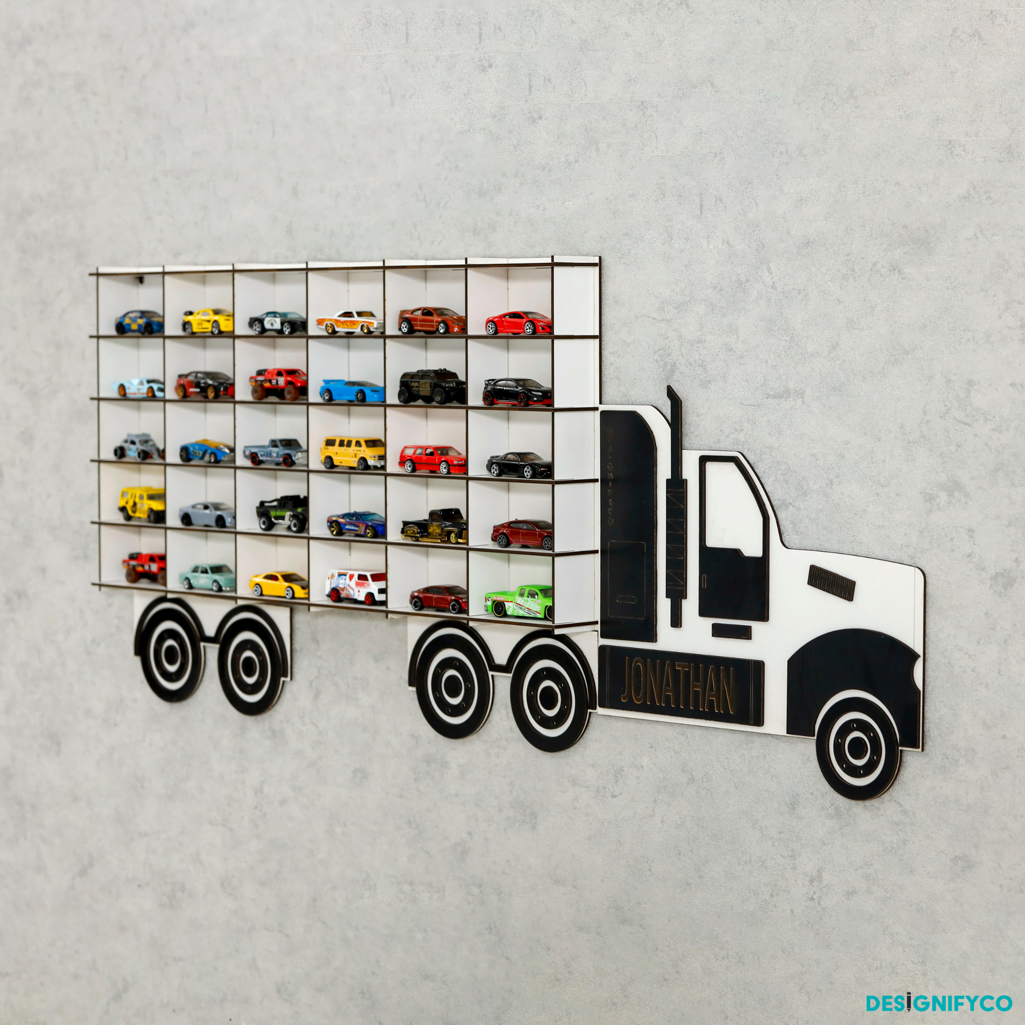 Black Truck Toy Car Displays