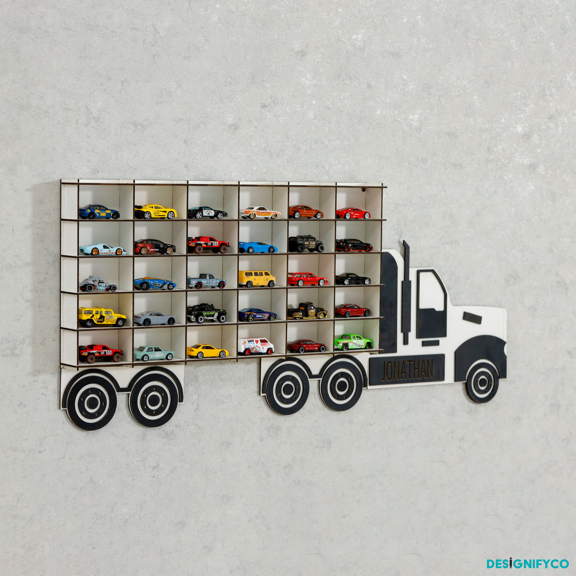 Black Truck Toy Car Displays