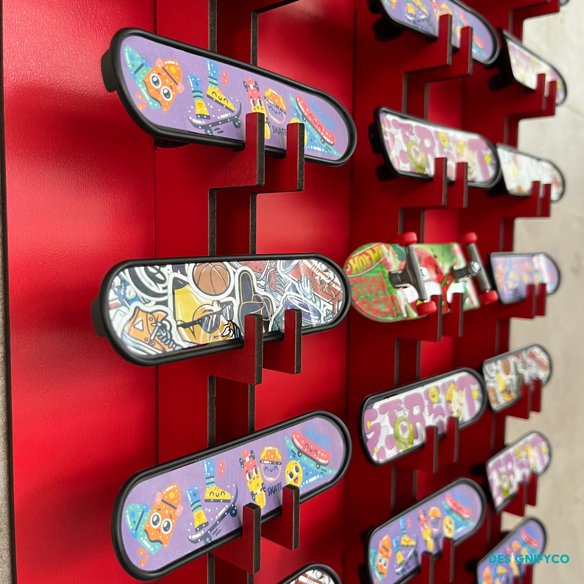 RED Tech Deck Display Case