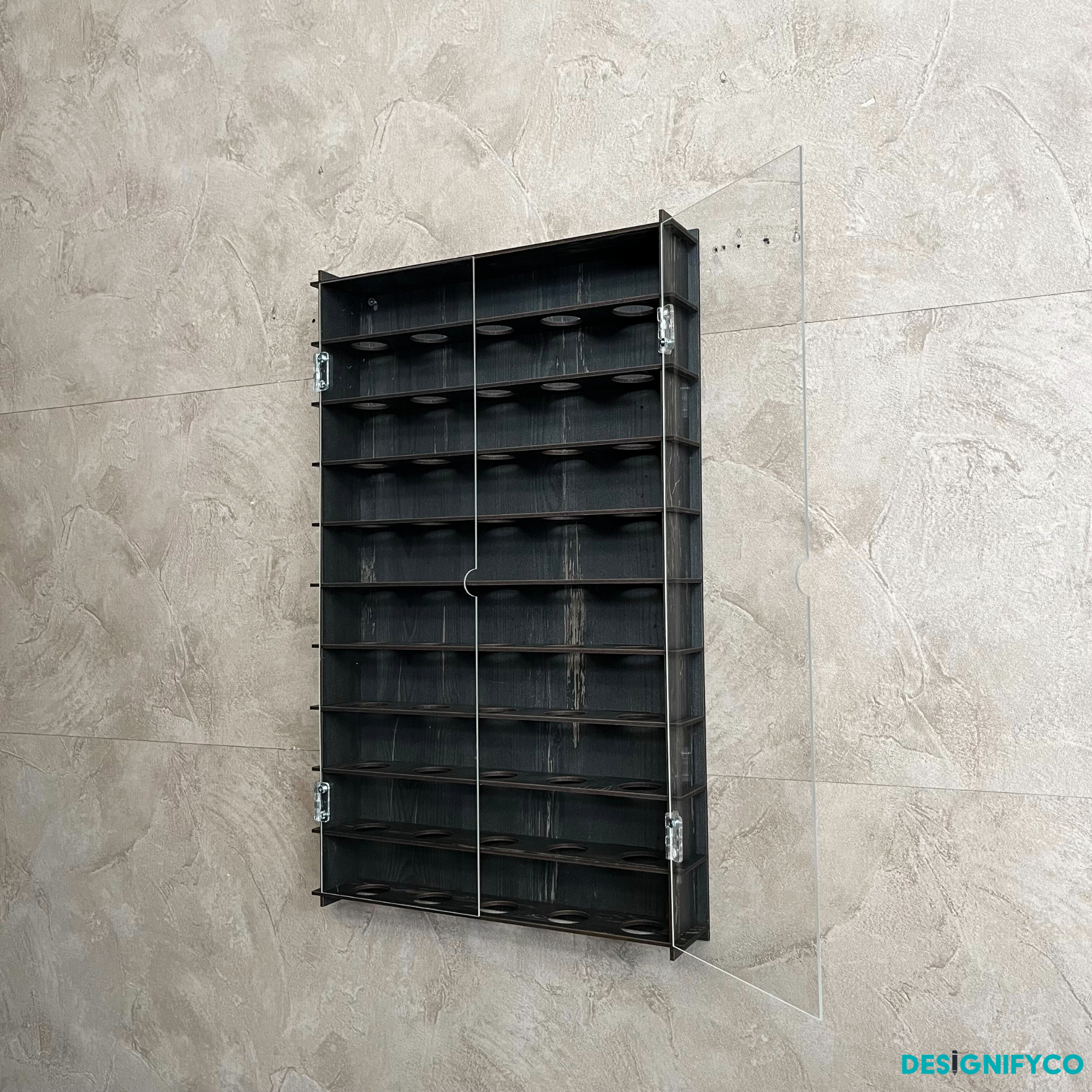 YELLOW Golf Ball Display For 50 Golf Ball