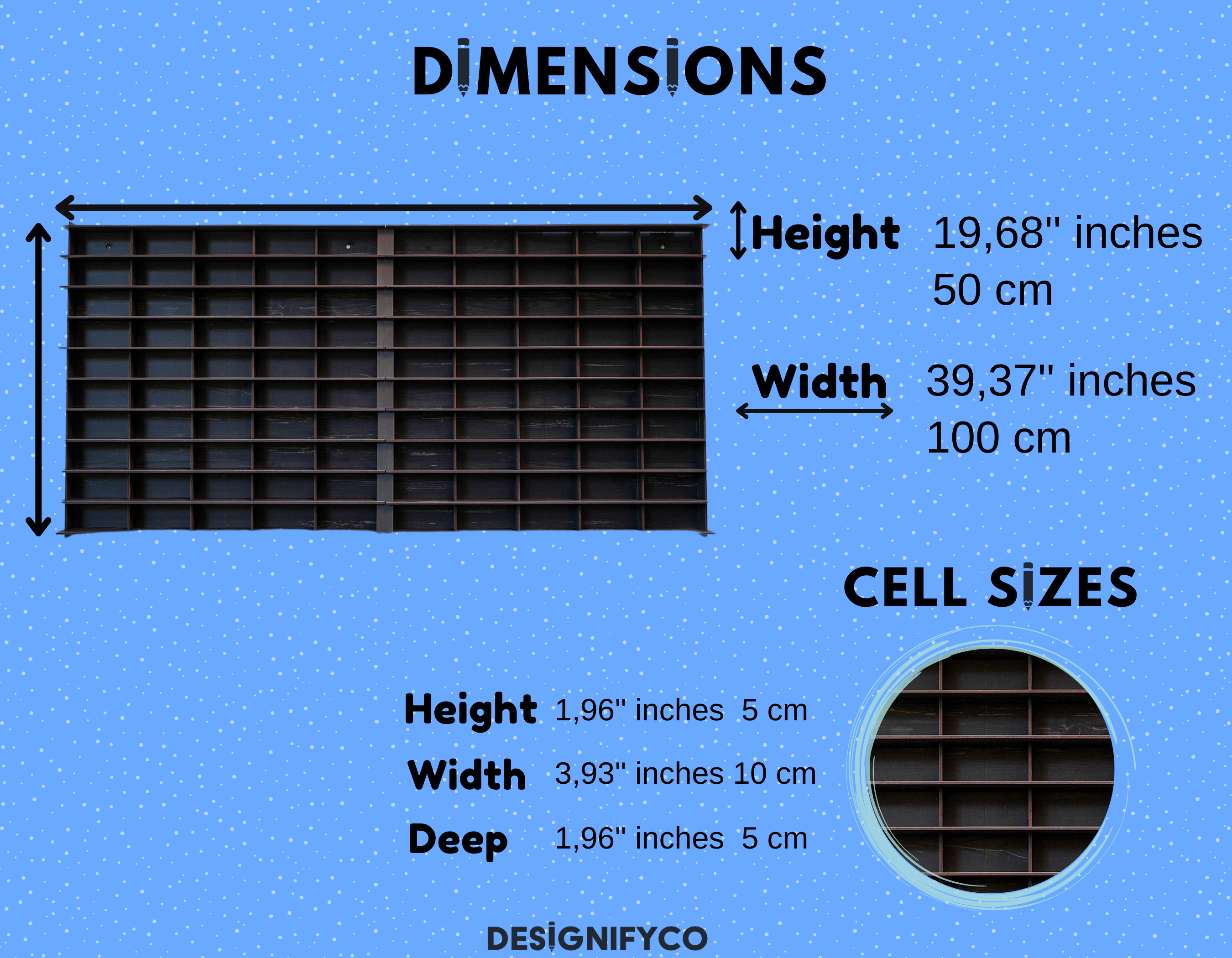 OLD BLACK Toy Car Display Case