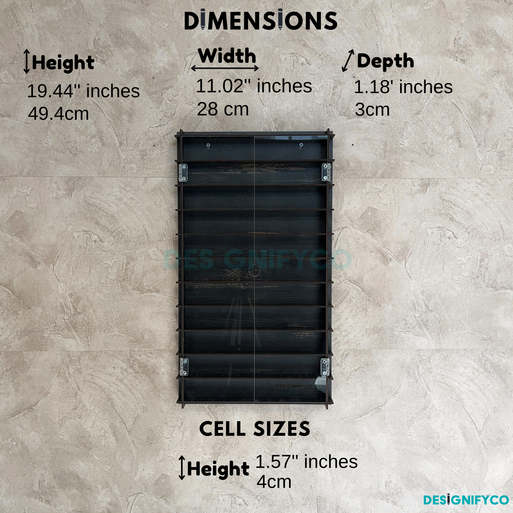 OLD BLACK SuperThings Display Case