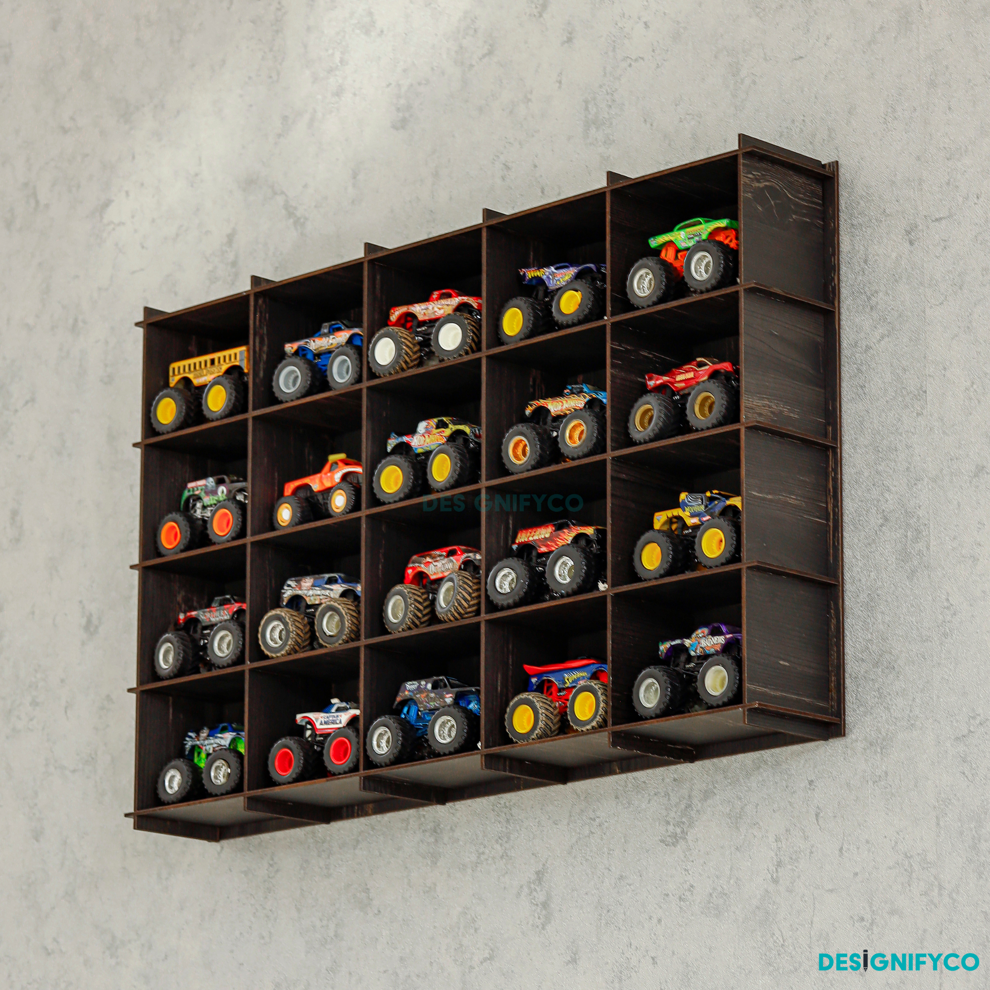 OLD BLACK Monster Car Display Case