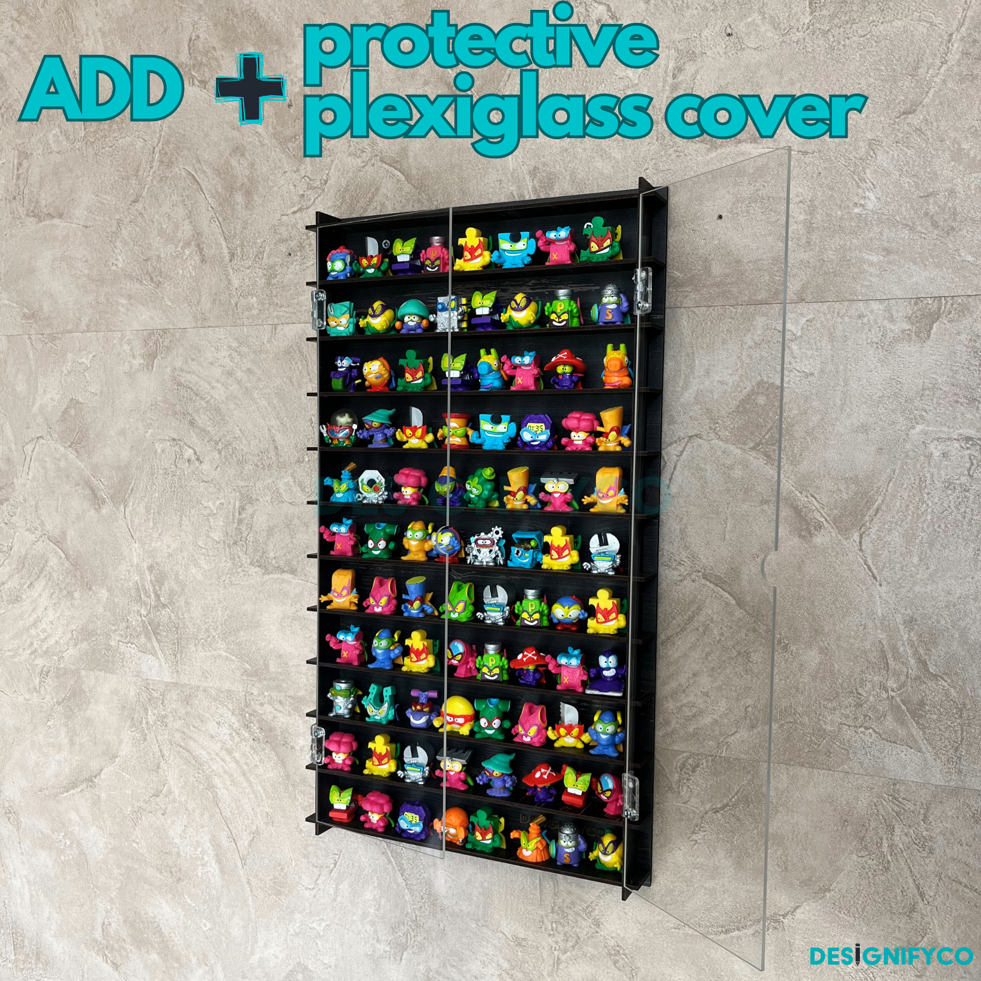 OLD BLACK SuperThings Display Case