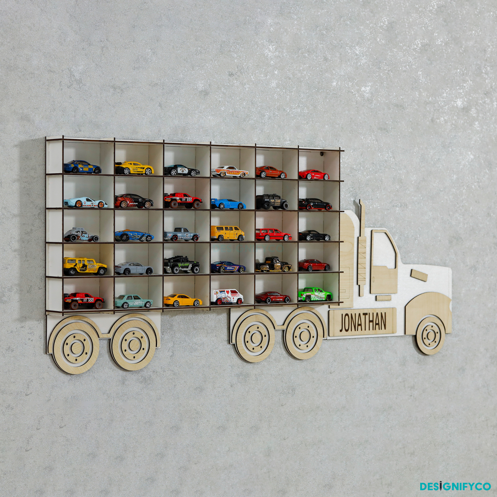 Maple Truck Toy Car Displays