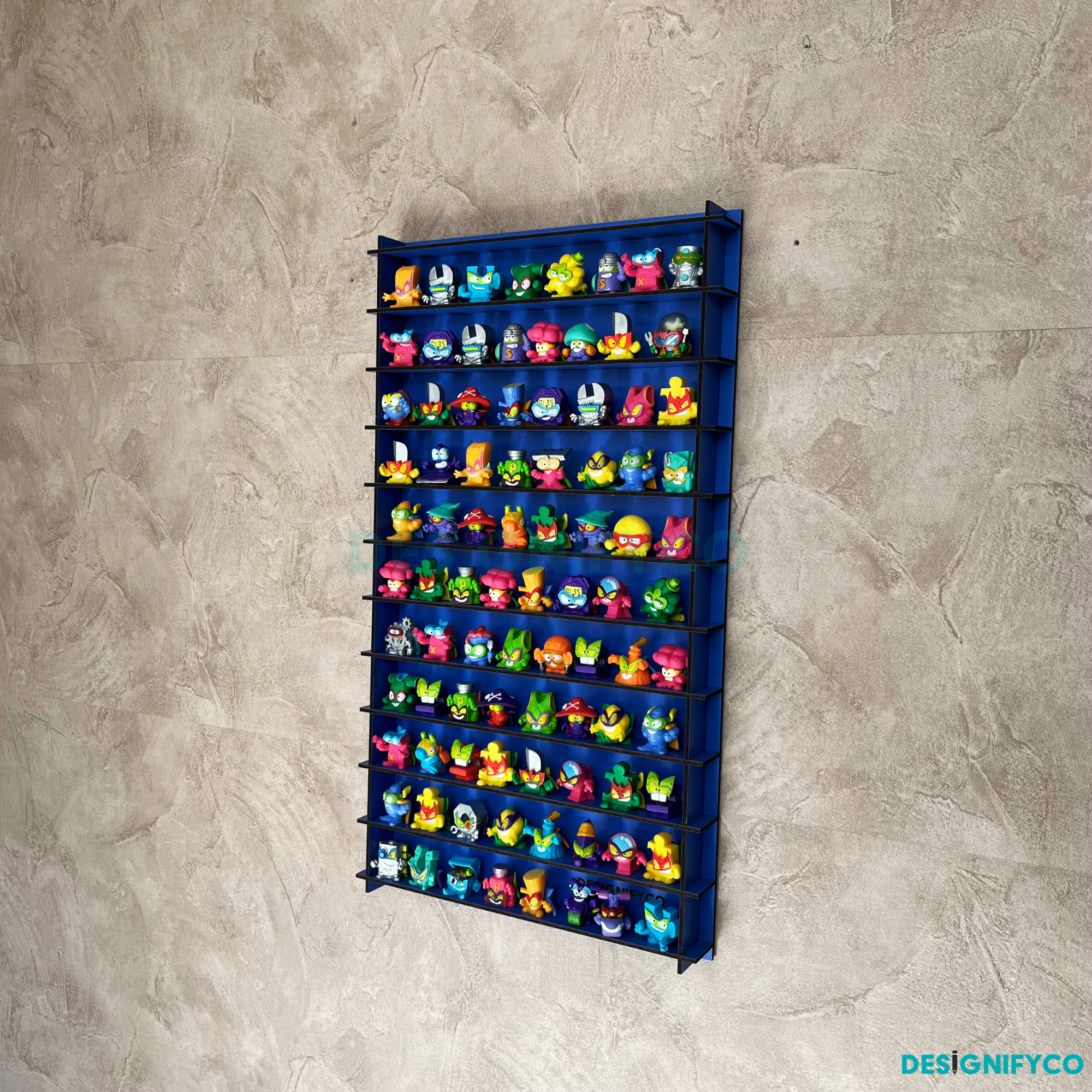 BLUE SuperThings Display Case