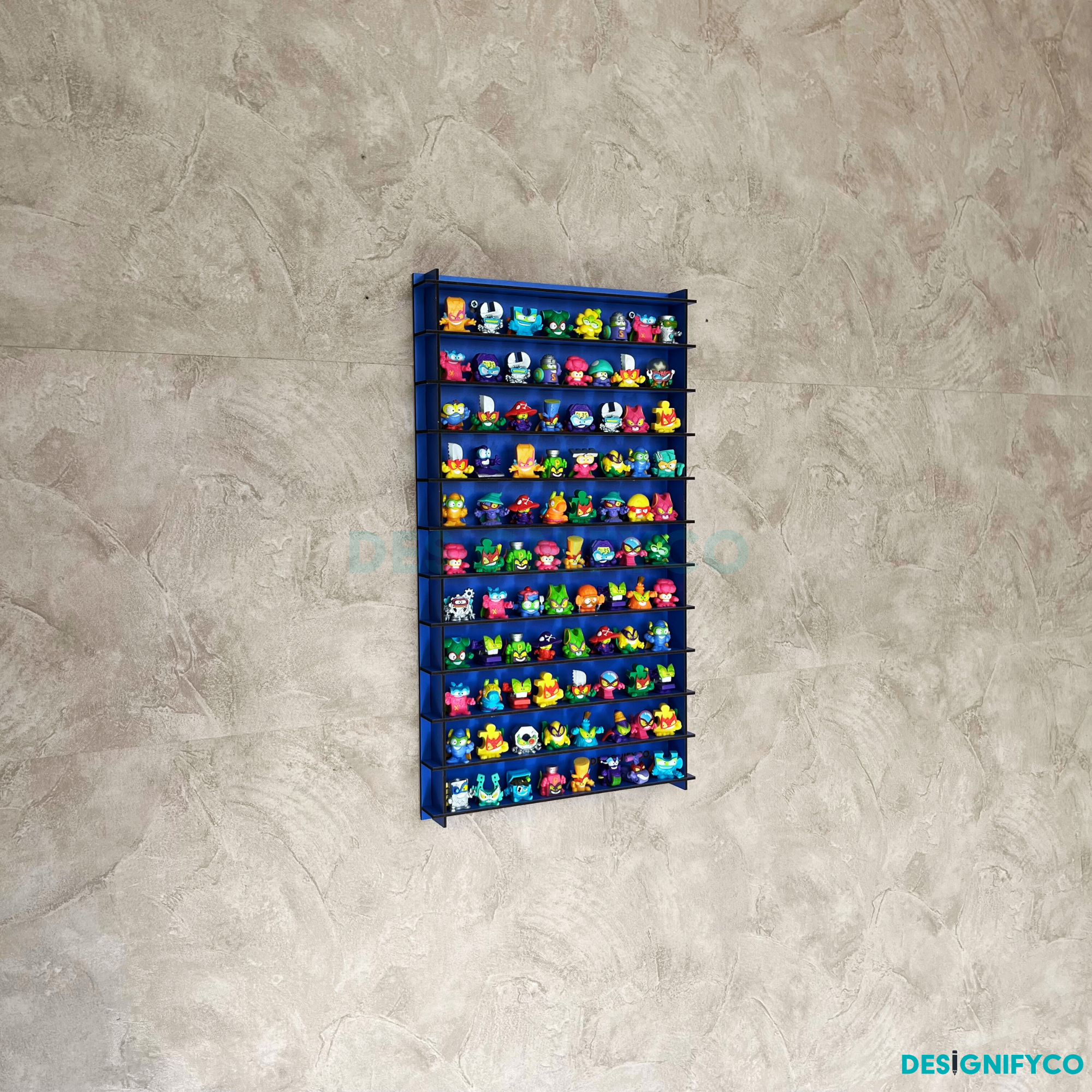 BLUE SuperThings Display Case