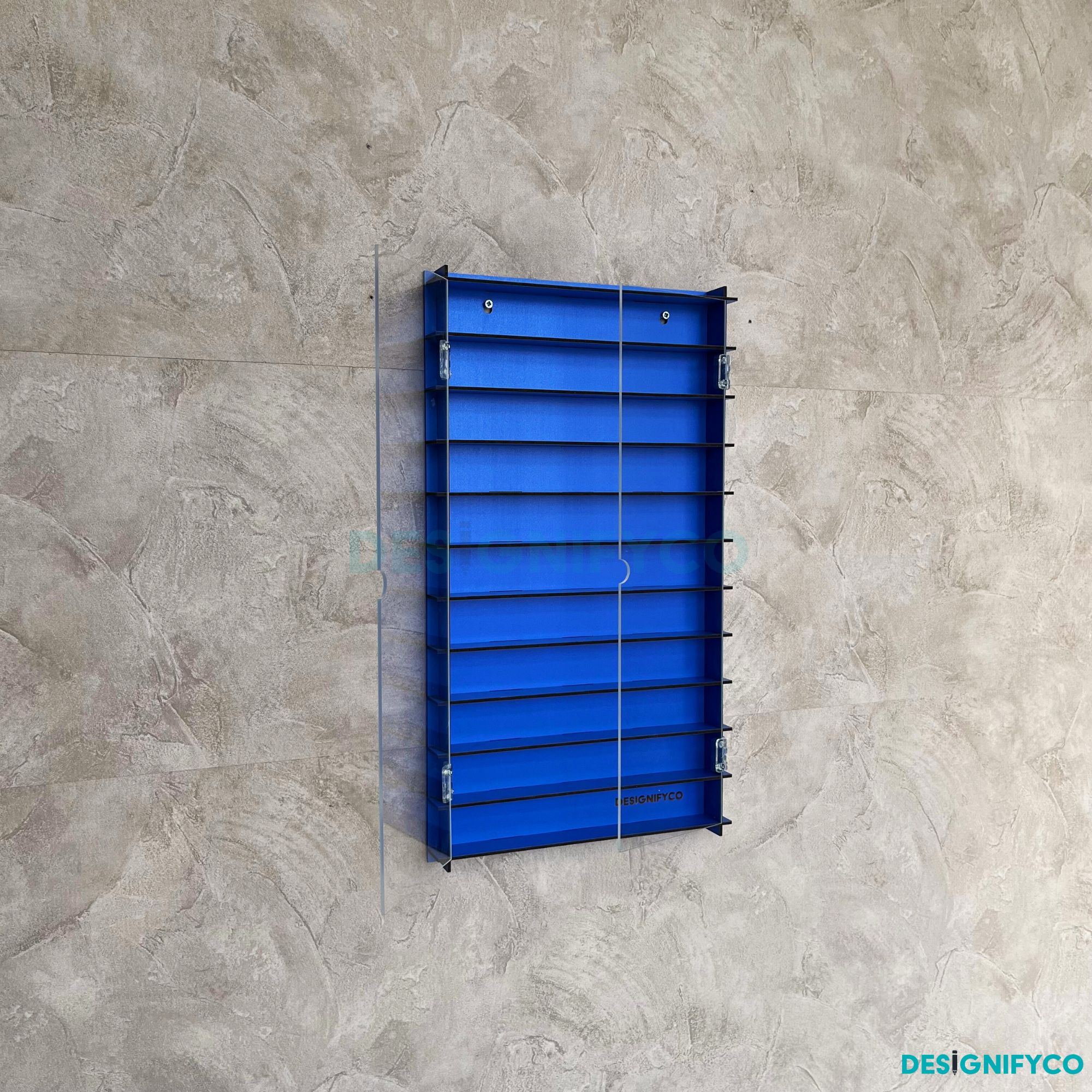 BLUE SuperThings Display Case