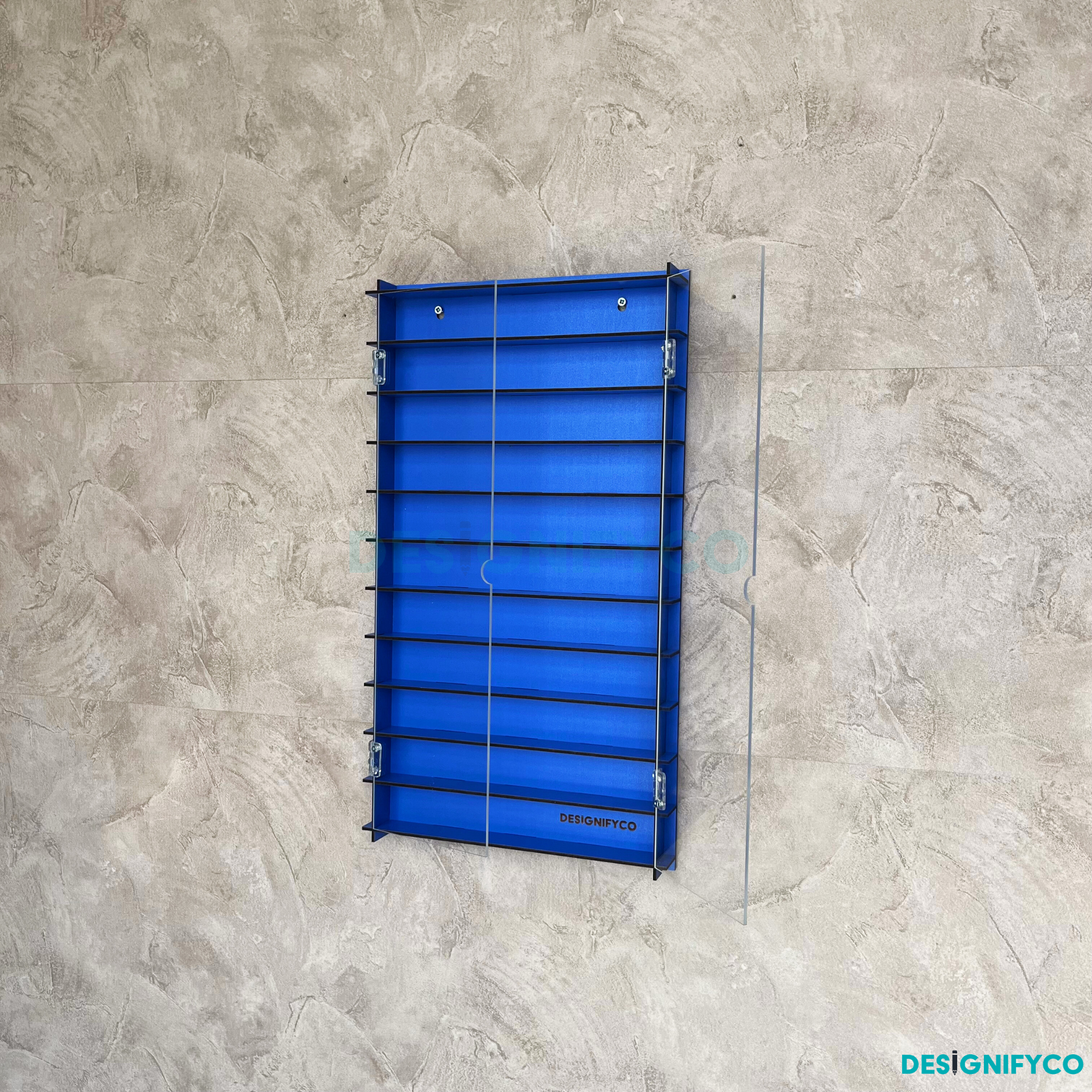 BLUE SuperThings Display Case