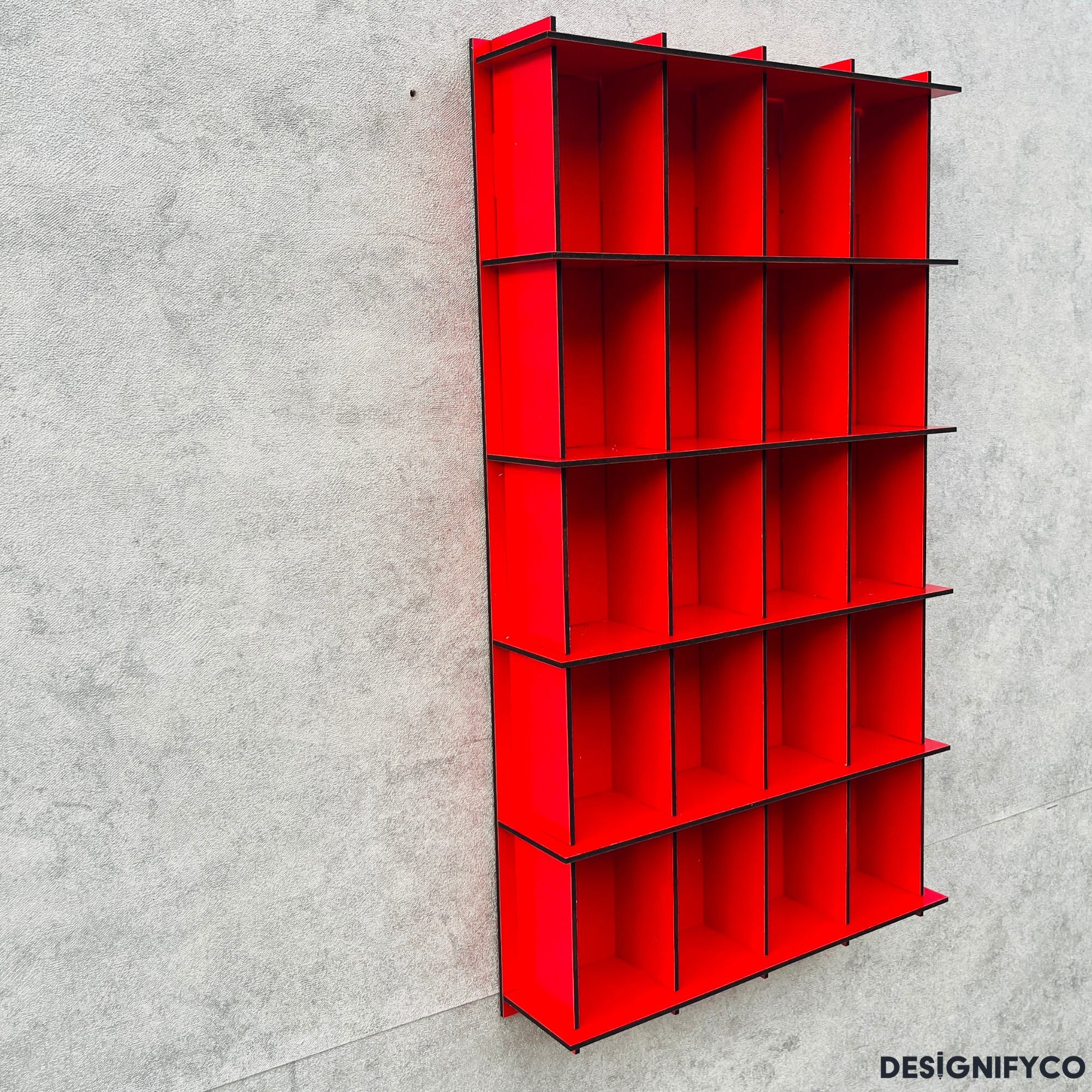 RED  Shot Glass Display Case