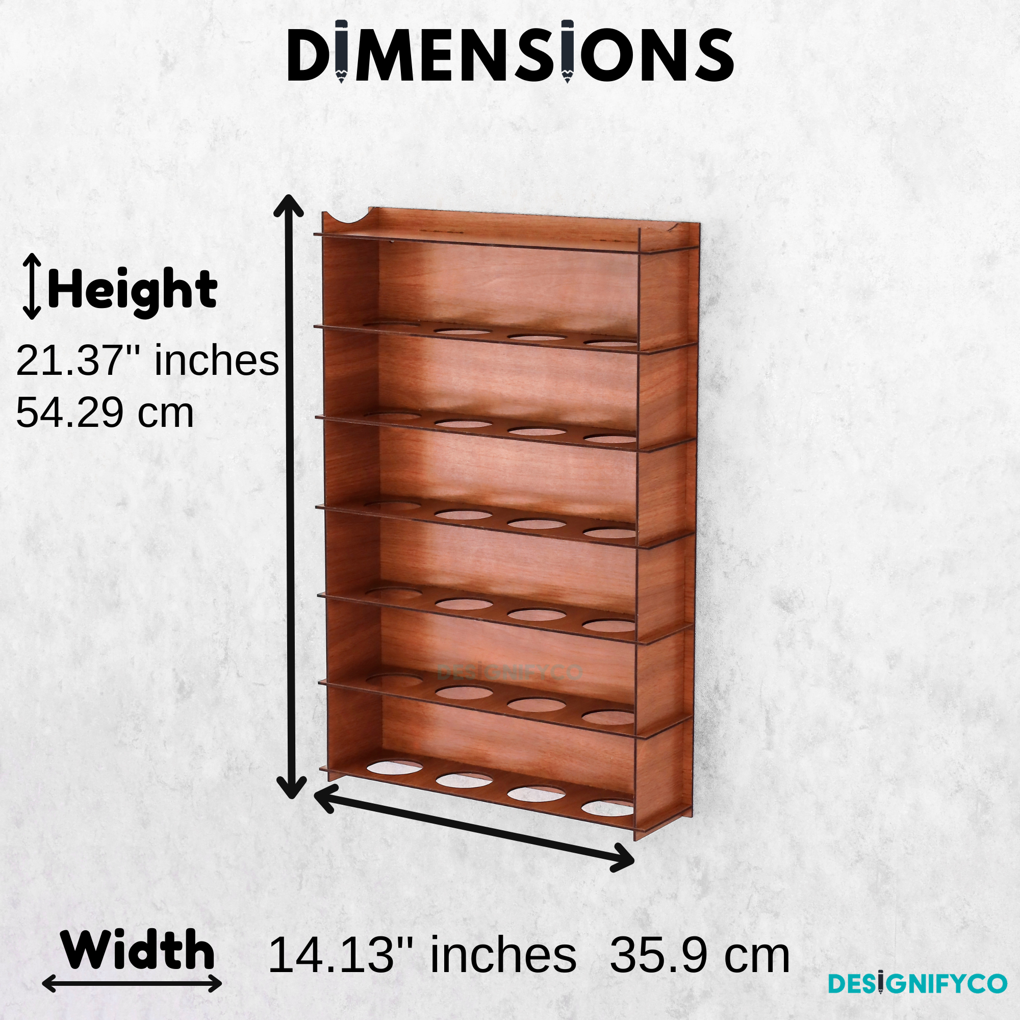 WALNUT Baseball Display Case