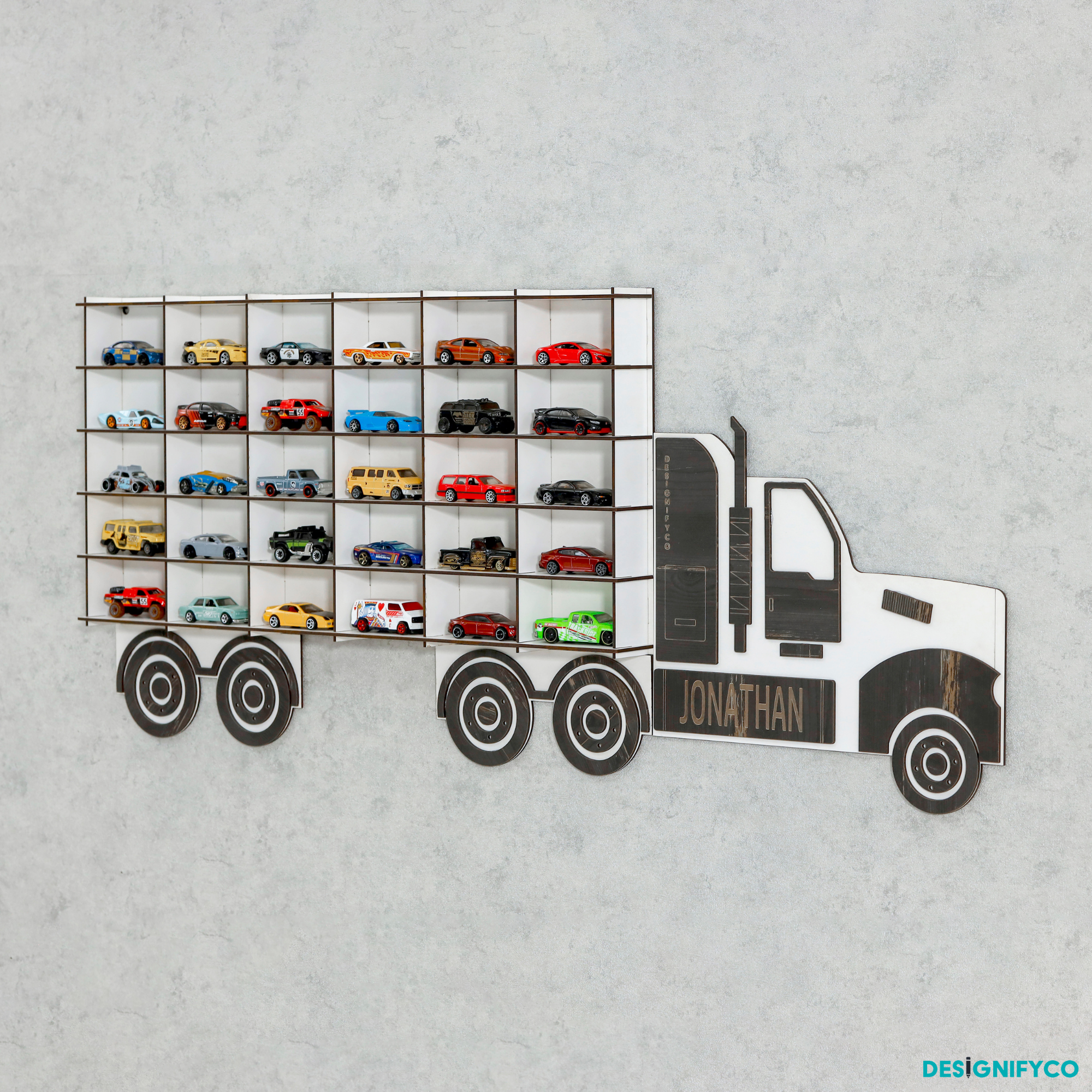 Old Black Truck Toy Car Displays