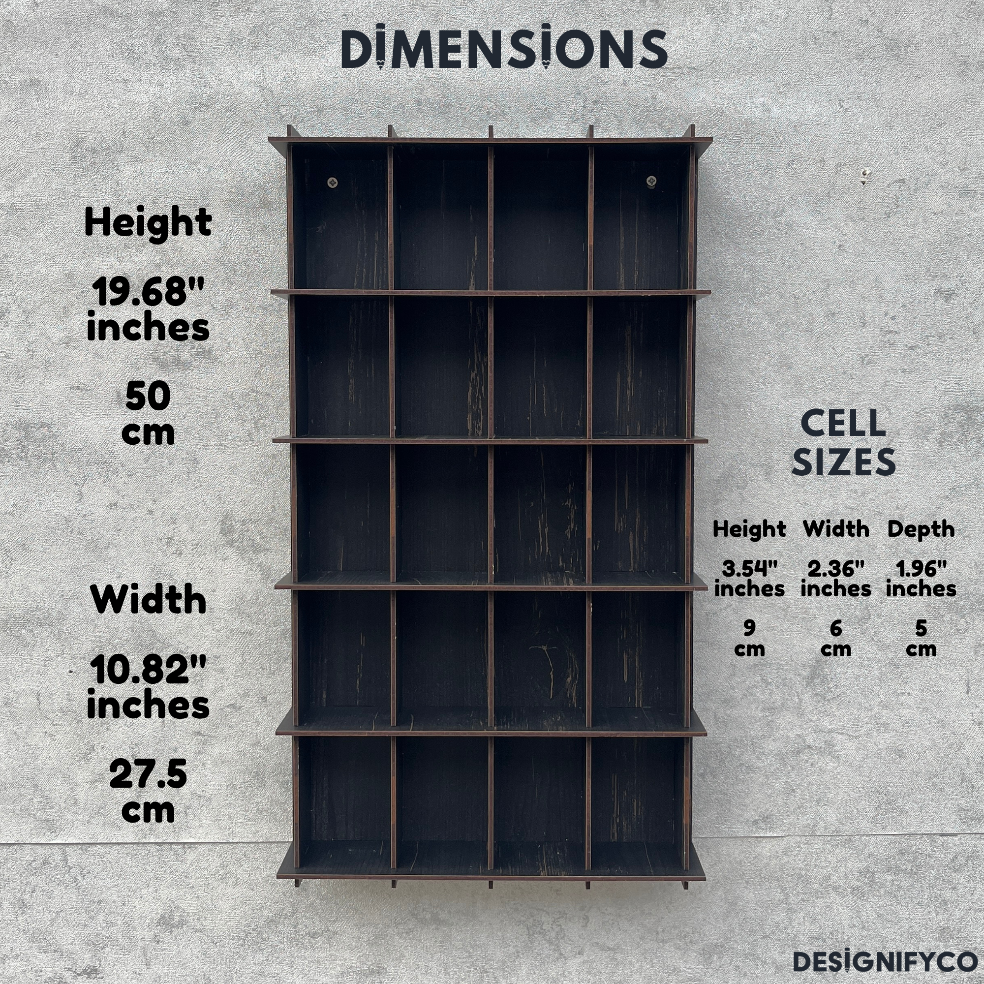 OLD BLACK Shot Glass Display Case