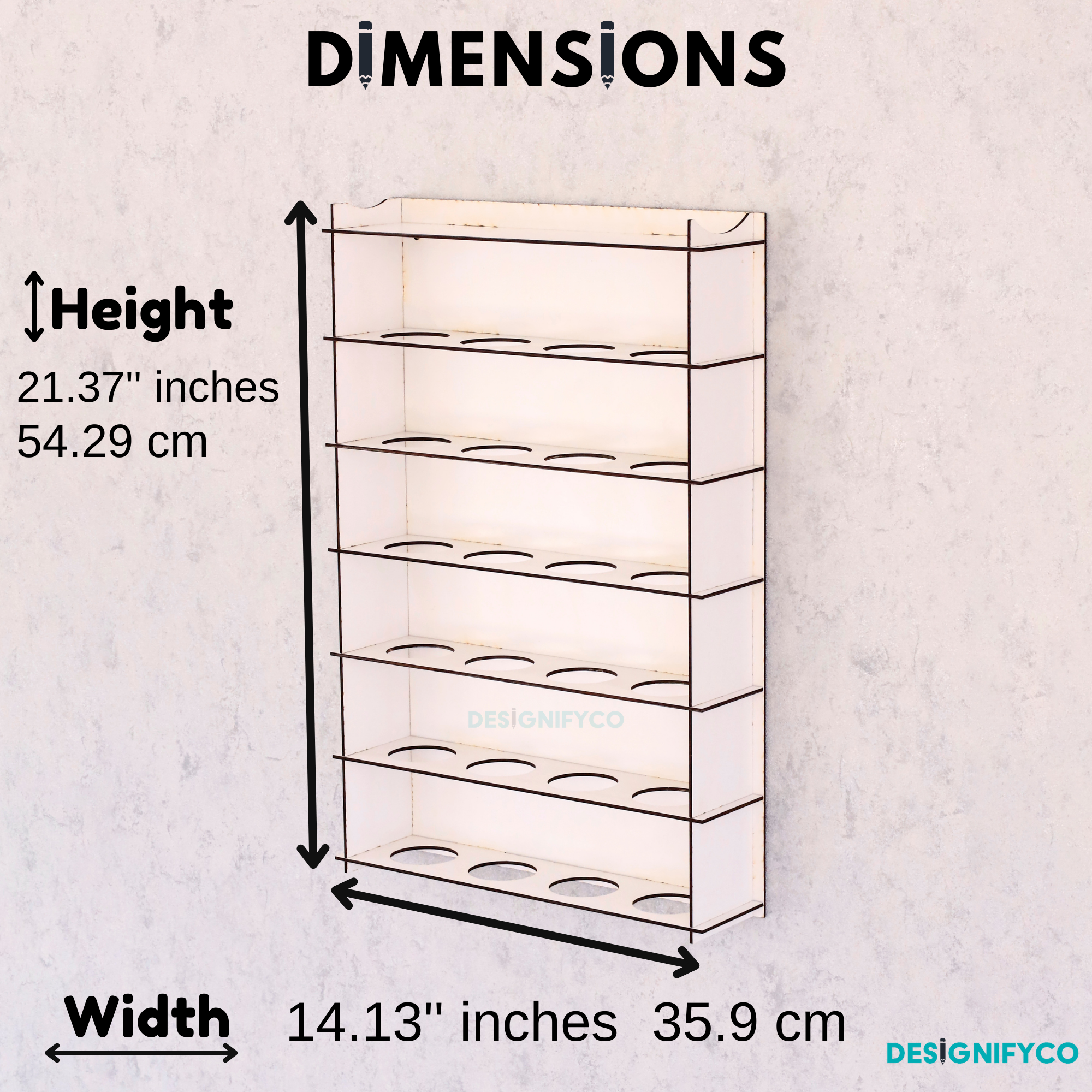 WHITE Baseball Display Case