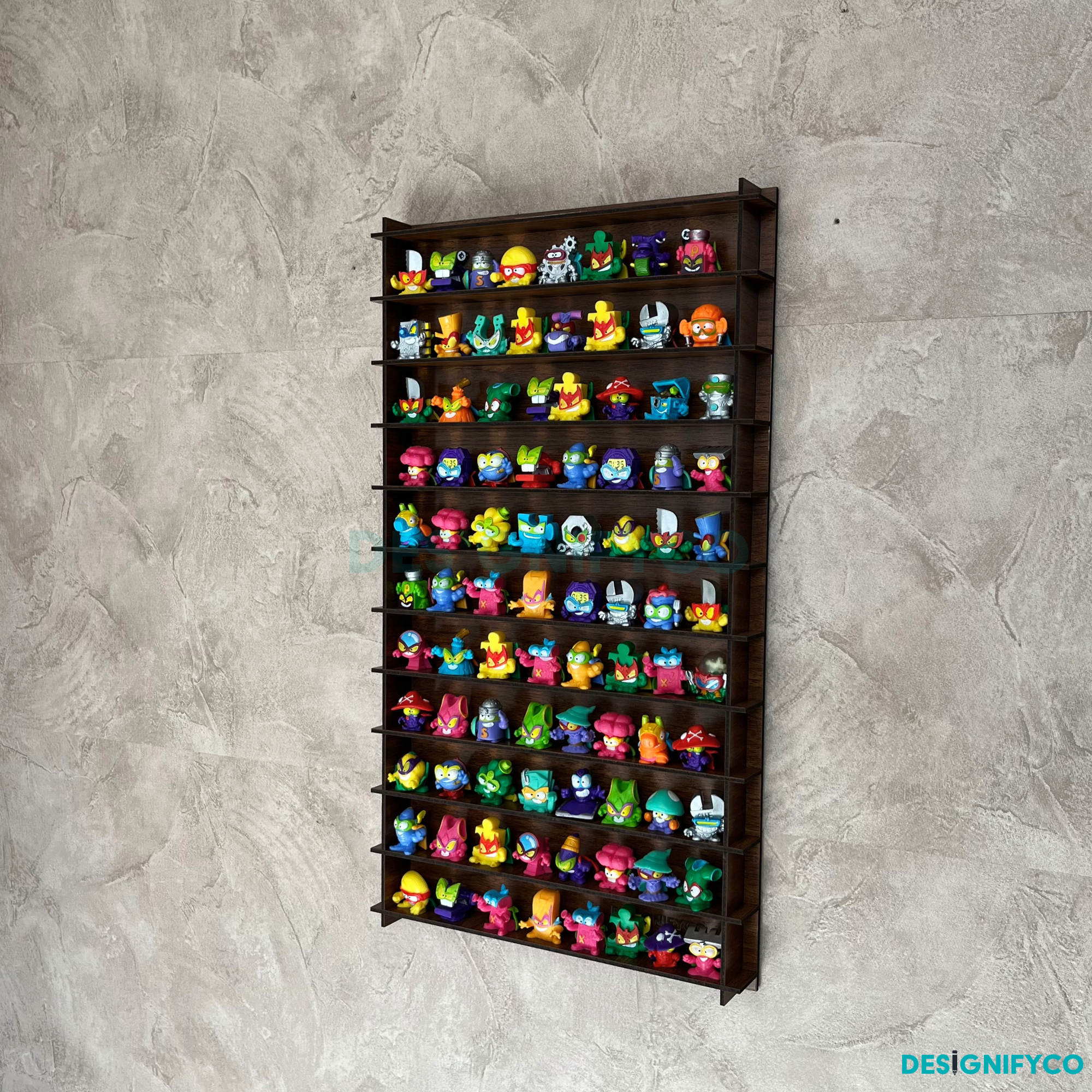 WALNUT SuperThings Display Case