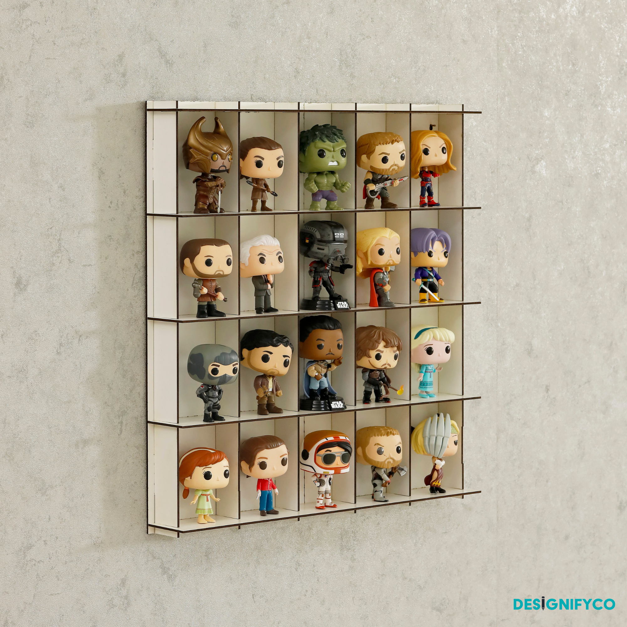 WHITE Funko Pop Display Case
