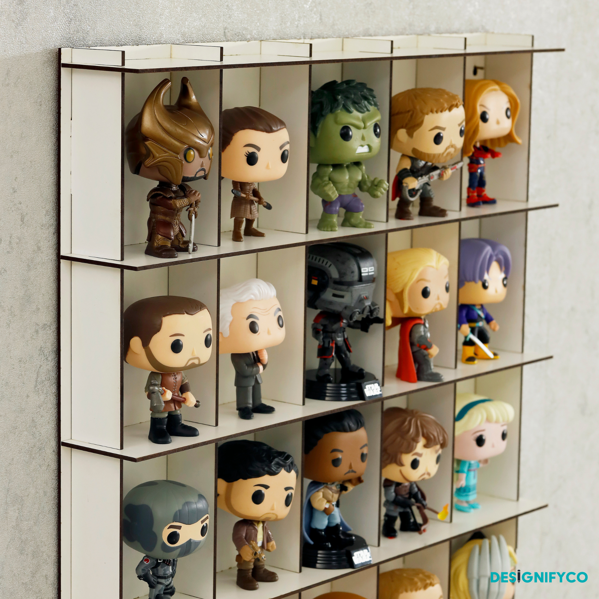 WHITE Funko Pop Display Case