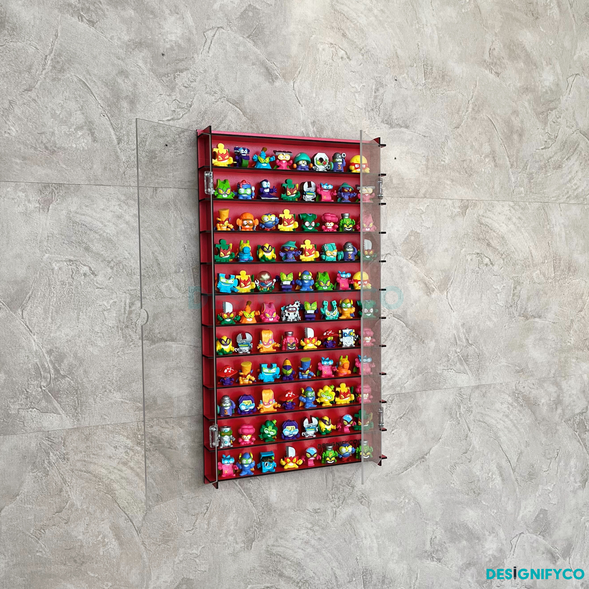 RED SuperThings Display Case