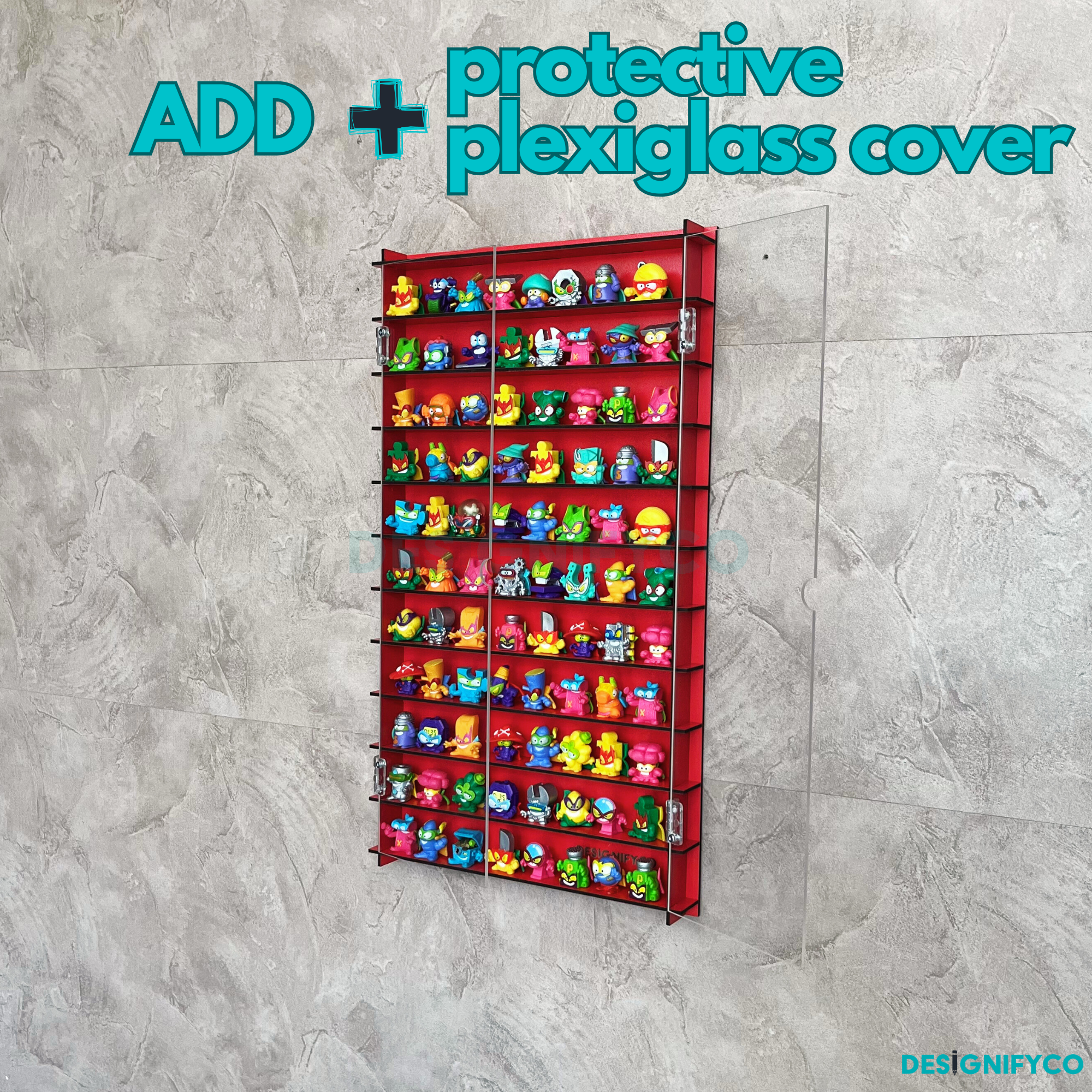 RED SuperThings Display Case