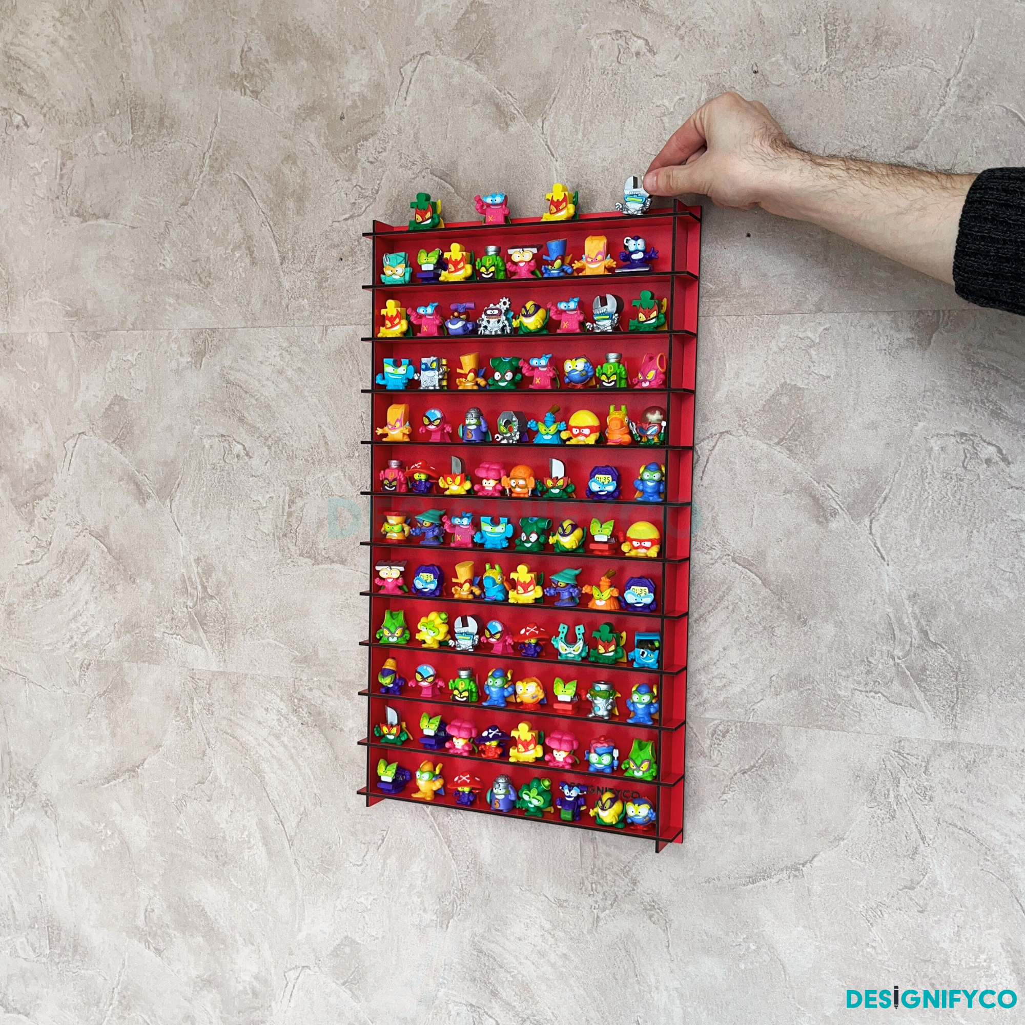 RED SuperThings Display Case