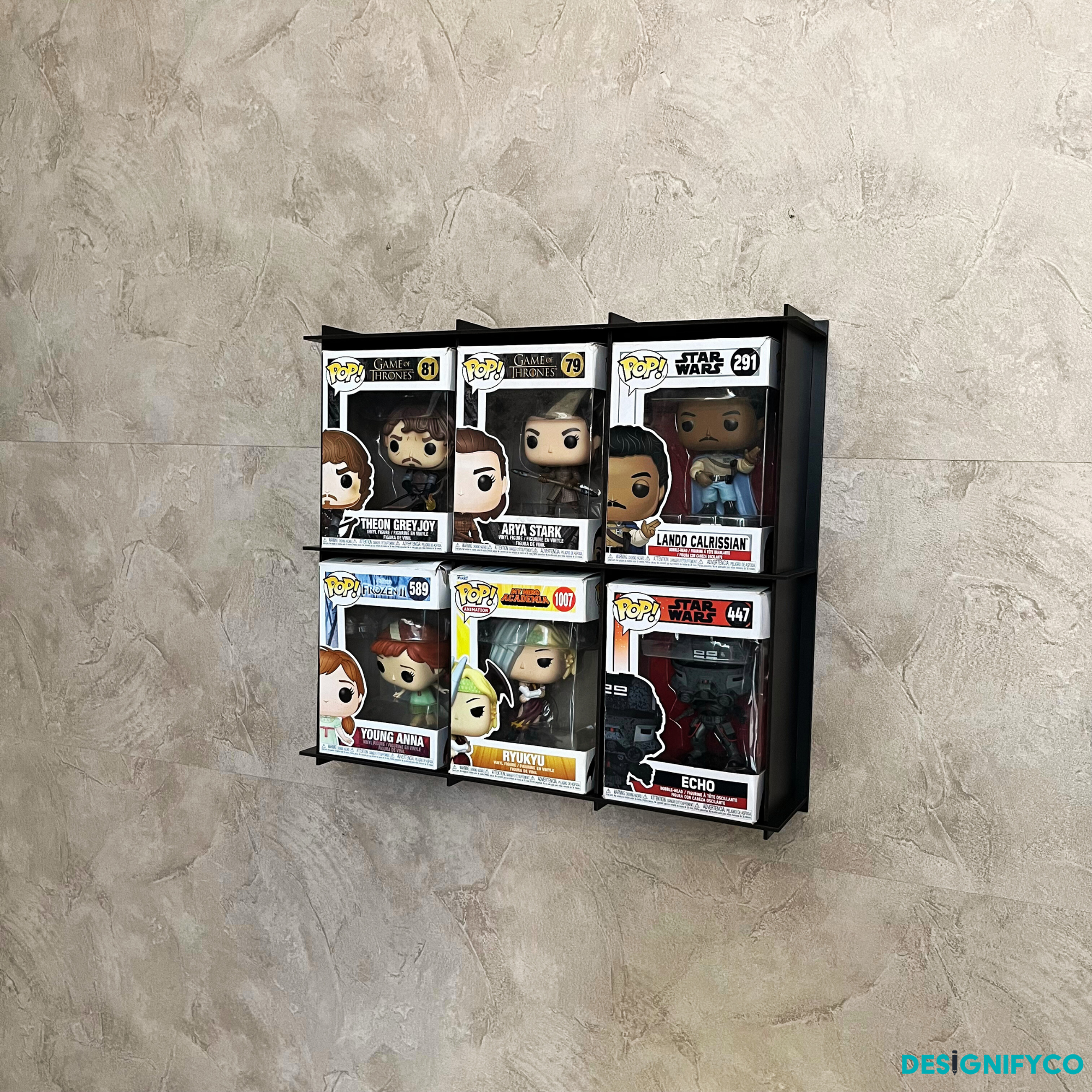 BLACK Funko Pop Box Display Case