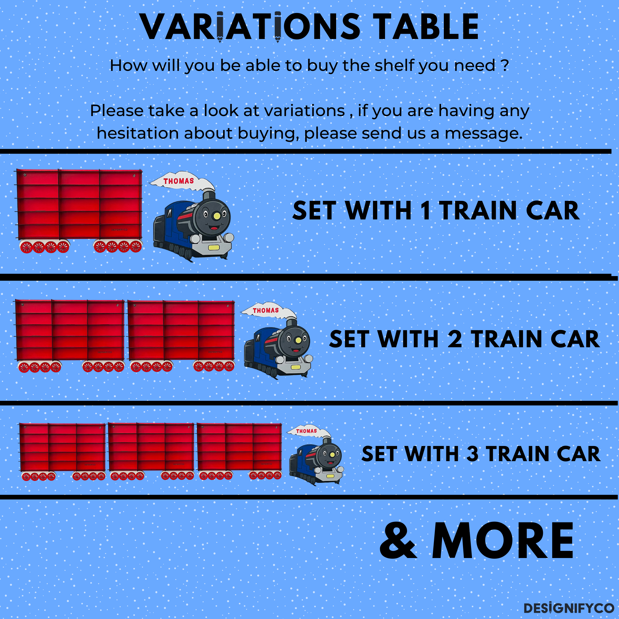 Yellow Toy Train Displays